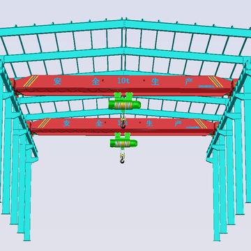 单梁桥式起重机图纸(单梁桥式起重机的组成部分)